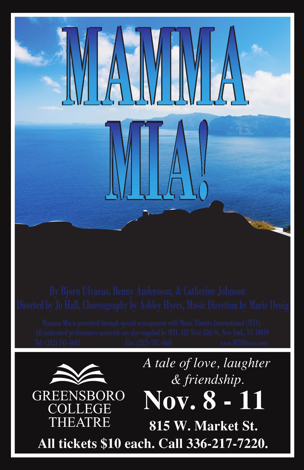 GC Theatre presents Mamma Mia! Nov. 8-11
