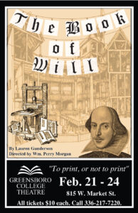 GC Theatre: "The Book of Will," Feb. 21-24
