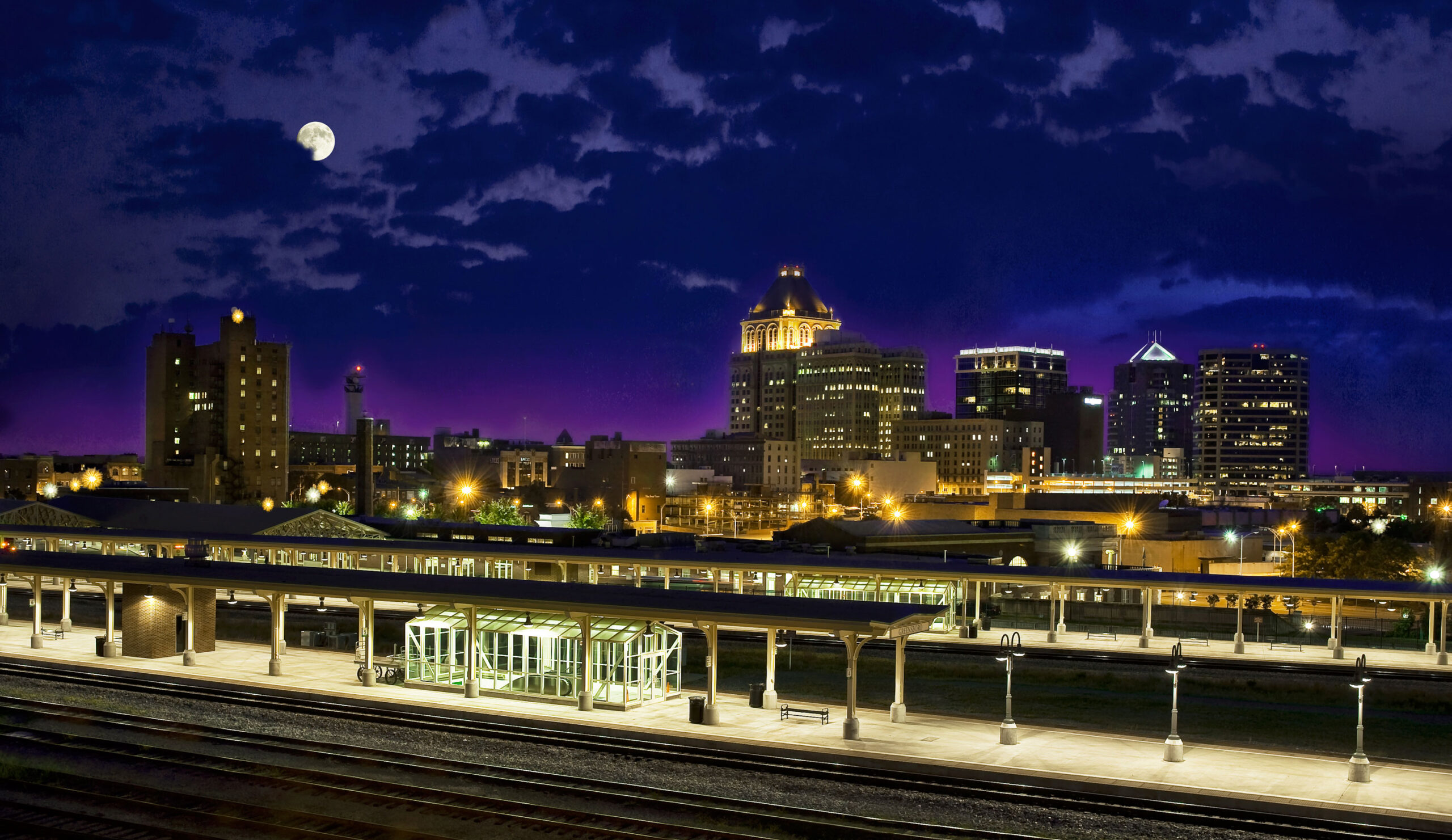 Greensboro skyline photo