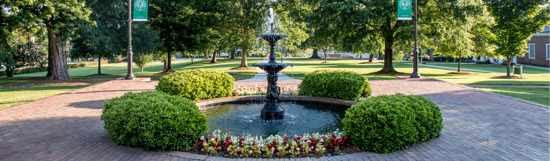Greensboro College Quad Fountain Photo