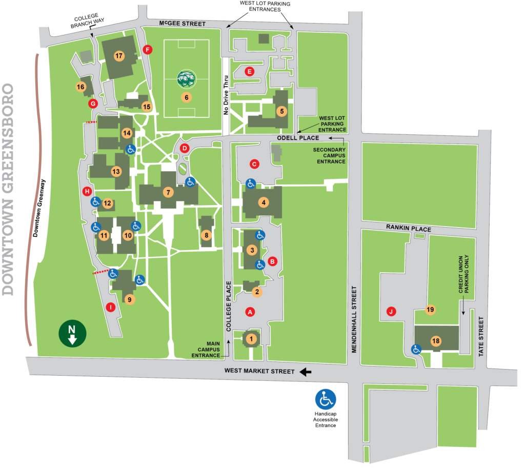 Campus Map Greensboro College