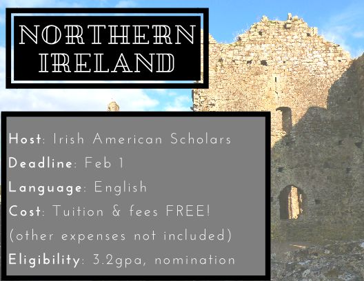 Greensboro College study abroad in Ireland