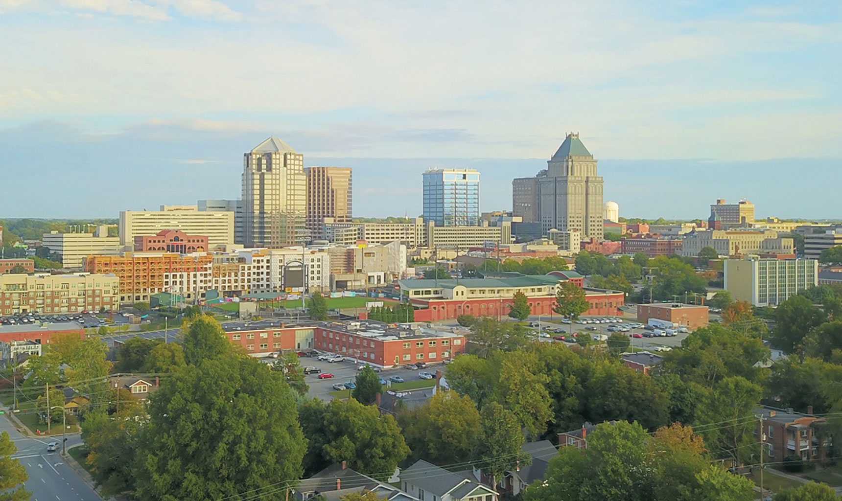 Greensboro Skyline Photo