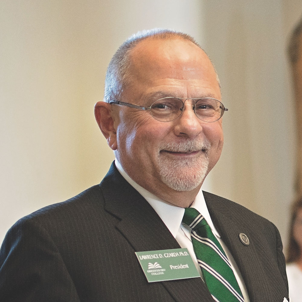 Greensboro College President Lawrence Czarda