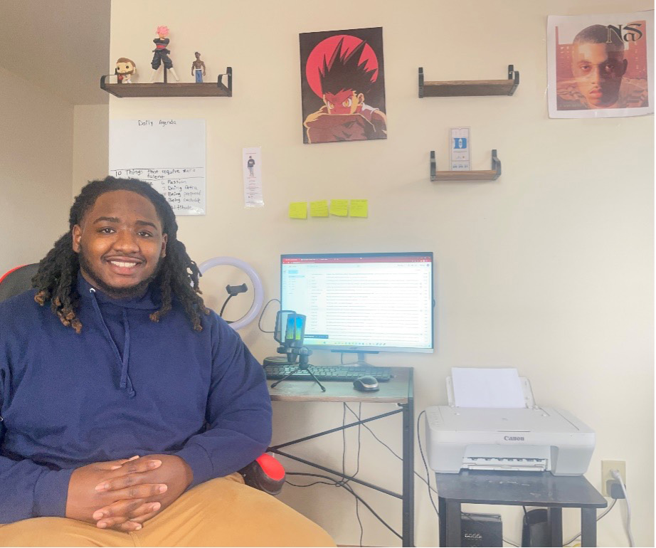 Greensboro College intern Jovante Davis